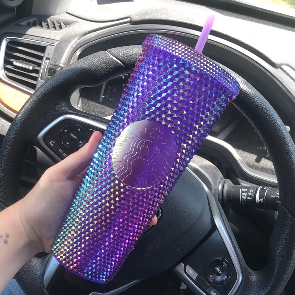 Starbucks purple oil slick tumblr